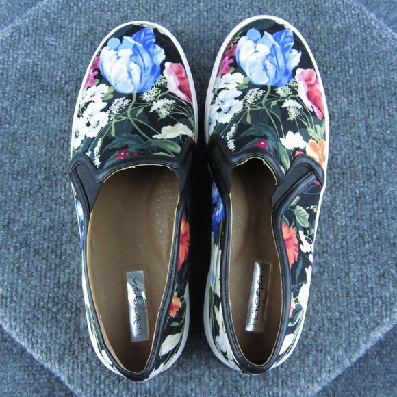Halogen Women Slip-On Shoes Multicolor Fabric Slip On Size 8.5 Medium - Picture 7 of 10